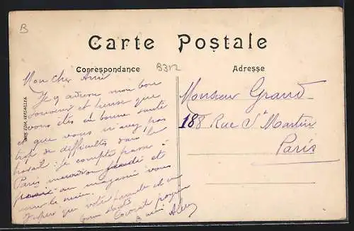 AK Ussy-sur-Marne, Vue générale du village et de la rivière