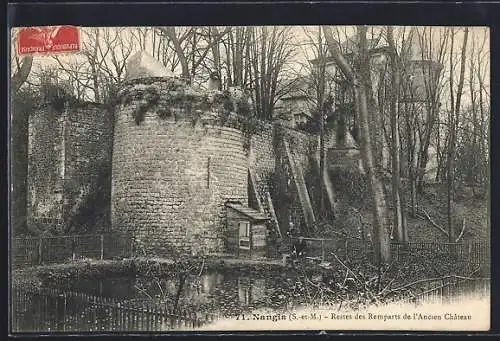 AK Nangis, Restes des Remparts de l`Ancien Château