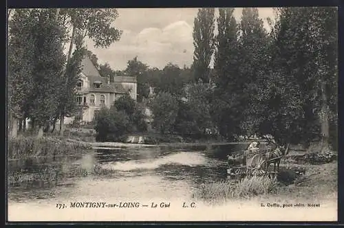 AK Montigny-sur-Loing, Le Gué