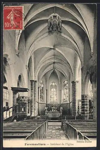 AK Faremoutiers, Intérieur de l`Église