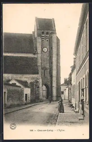 AK Grez-sur-Loing, L`Église