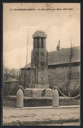 AK La Chapelle-la-Reine, Le Monument aux Morts (1914-1918)