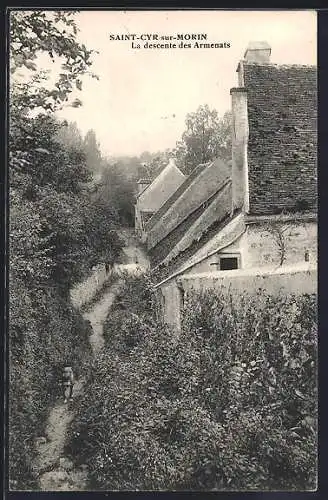 AK Saint-Cyr-sur-Morin, La descente des Armenats