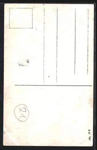 AK Weihnachtsmann beim Überraschungsbesuch