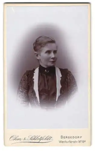 Fotografie Ohm & Schlofeldt, Bergedorf, Wentorferstr. 8a, Portrait einer Dame