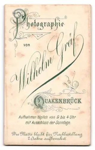 Fotografie Wilhelm Gräf, Quakenbrück, Gr. Mühlenstr., Porträt zweier Frauen in eleganter Kleidung