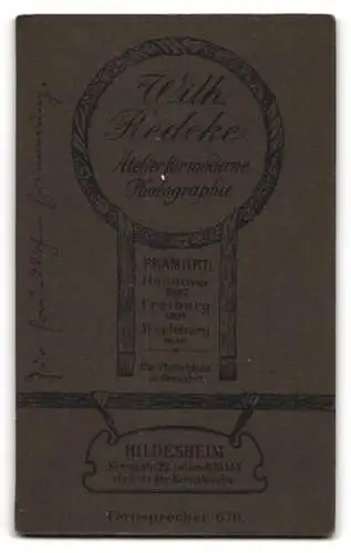 Fotografie Wilh. Redeke, Hildesheim, Kreuzstr. 22, Paarporträt