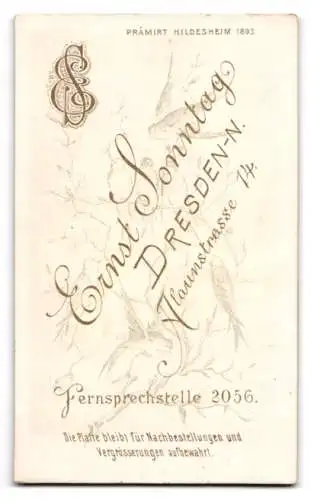 Fotografie Atelier Sonntag, Dresden-N., Hainstrasse 14, Porträt eines Kleinkindes