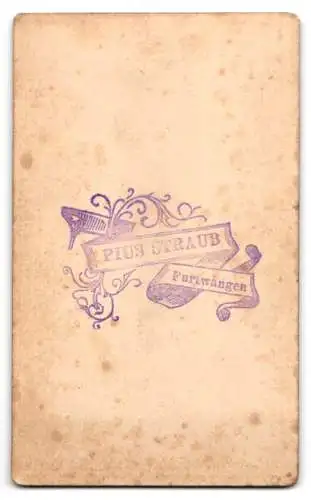 Fotografie Pius Straub, Furtwangen, Porträt eines eleganten Herrn