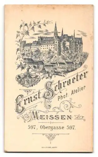 Fotografie Ernst Schroeter, Meissen, Obergasse 597, Zwei Jungen in Anzügen