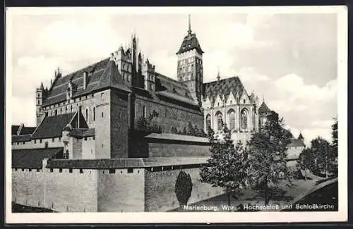 AK Marienburg, Hochschloss und Schlosskirche