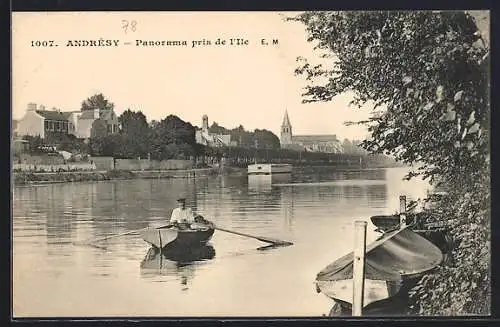 AK Andrésy, Panorama pris de l`île