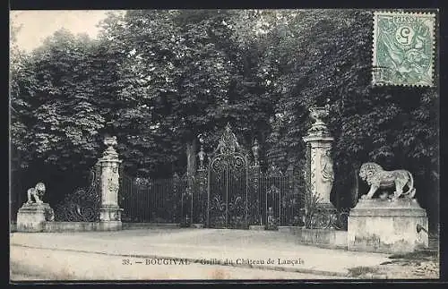 AK Bougival, Grille du Château de Langais