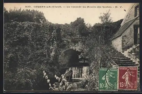 AK Cernay-la-Ville, La Cascade du Moulin des Roches