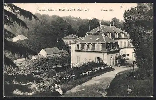 AK Buc, Château de la Jaunière et son jardin fleuri