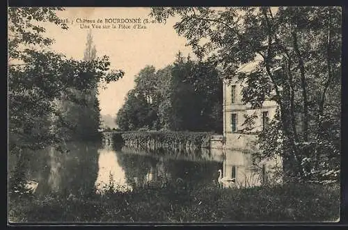 AK Bourdonne, Château de Bourdonne, Une Vue sur la Pièce d`Eau