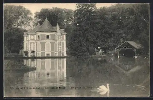 AK Bonnelles, Château de Bissy vue près du parc