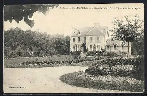 AK Bonneville, Vue de la facade du château près de Civry-la-Forêt