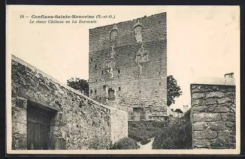 AK Conflans-Sainte-Honorine, Le vieux Château ou La Baronnerie