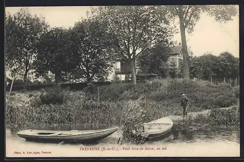 AK Freneuse, Petit bras de Seine en été