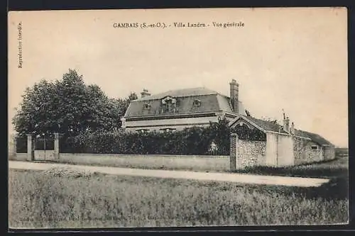 AK Gambais, Villa Landru, Vue générale