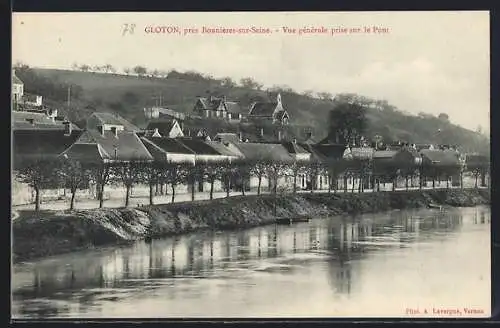 AK Gloton, Vue générale prise sur le Pont