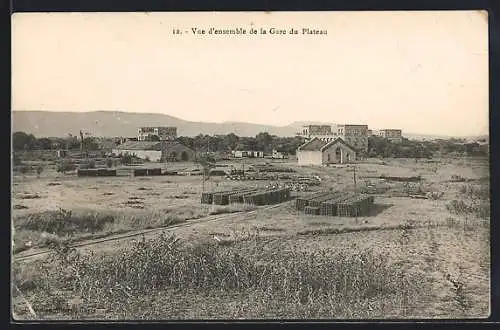 AK Plateau, Vue d`ensemble de la Gare du Plateau