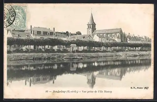 AK Andrésy, Vue prise de l`île Nancy