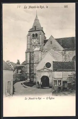 AK Le Mesnil-le-Roi, L`Église