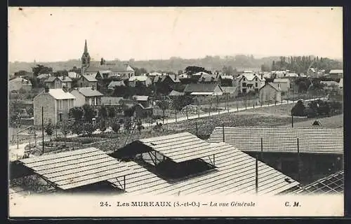 AK Les Mureaux, La vue Générale