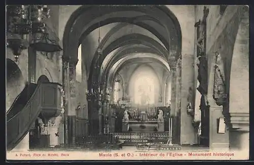 AK Maule, Intérieur de l`Église, Monument historique