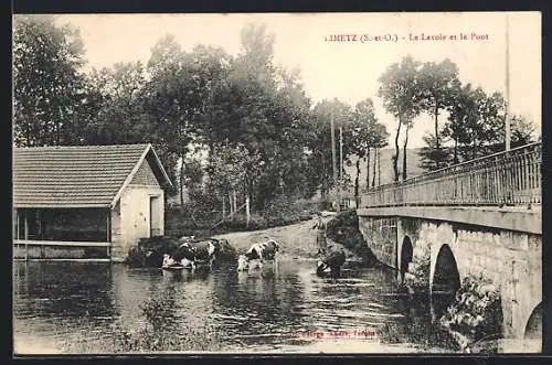 AK Limetz, Le Lavoir et le Pont