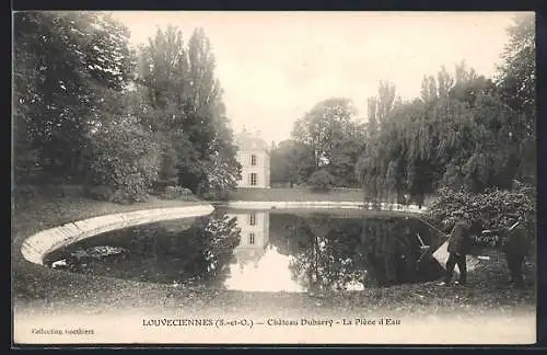 AK Louveciennes, Château Dubarry, La Pièce d`Eau