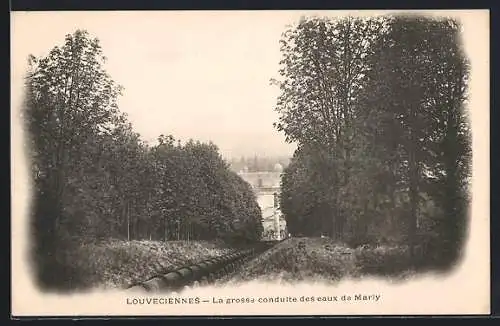 AK Louveciennes, La grosse conduite des eaux de Marly