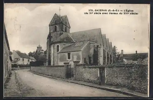 AK Gazeran, L`église du XIe siècle avec travaux du XVIe siècle