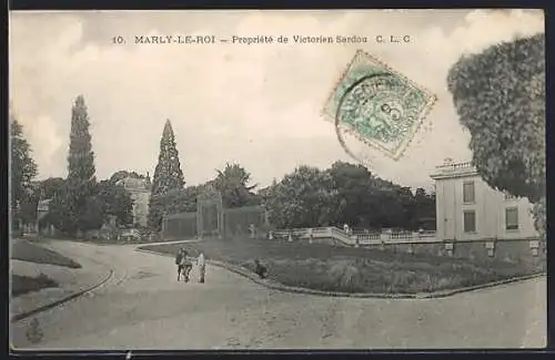 AK Marly-le-Roi, Propriété de Victorien Sardou