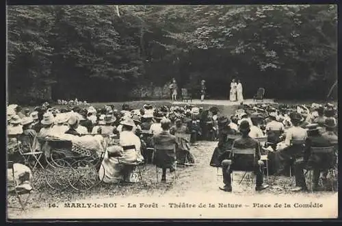 AK Marly-le-Roi, La Forêt, Théâtre de la Nature, Place de la Comédie