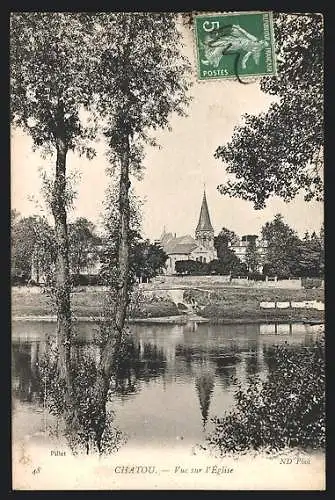 AK Chatou, Vue sur l`Église