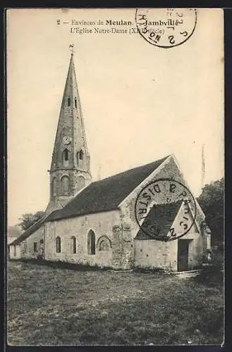 AK Jambville, L`Église Notre-Dame