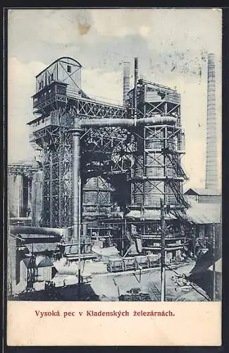 AK Kladno, Vysoká pec v Kladenských zelezárnách