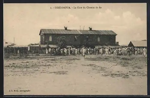 AK Diré-Daoua, La Gare du Chemin de fer