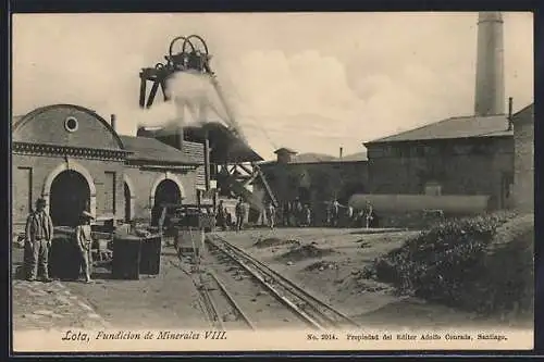 AK Lota, Fundicion de Minerales