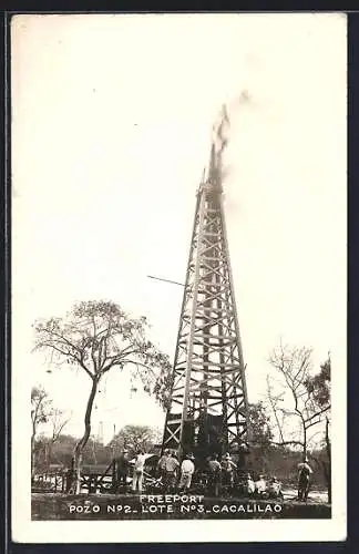 AK Cacalilao /Veracruz, Pozo No. 2, lote No. 3, Freeport oil well