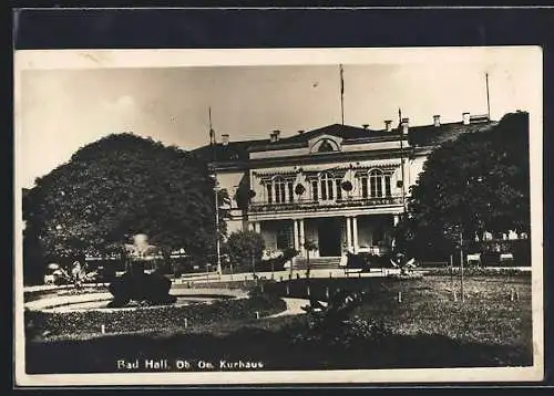 AK Bad Hall /Ob.-Oe., Blick zum Kurhaus