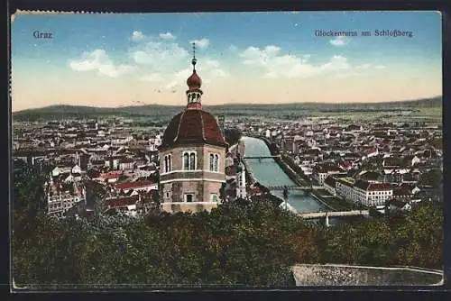 AK Graz, Glockenturm am Schlossberg