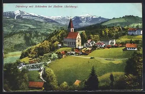 AK Dürnberg bei Hallein, Ortsansicht mit Schlenken