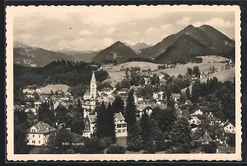 AK Bad-Aussee, Ortsansicht mit Kirche