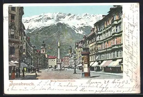 AK Innsbruck, Maria Theresienstrasse