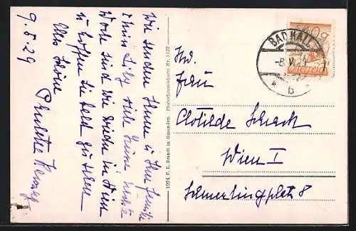 AK Bad Hall /O.-Oe., Ortsansicht mit Kirche