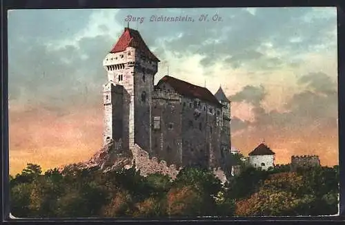 AK Maria Enzersdorf /N.-Oe., Burg Lichtenstein